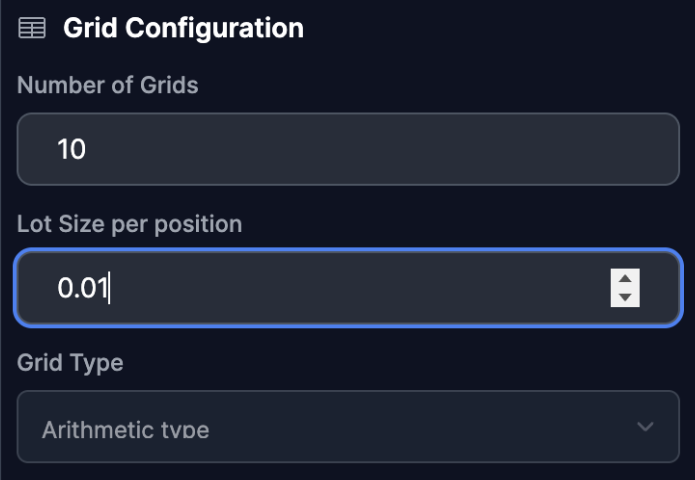 Grid configuration